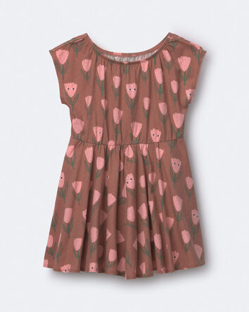 Tout-petit - Robe Avenue Twirl&trade; &agrave; motif tulipe &ndash;- Brun, 