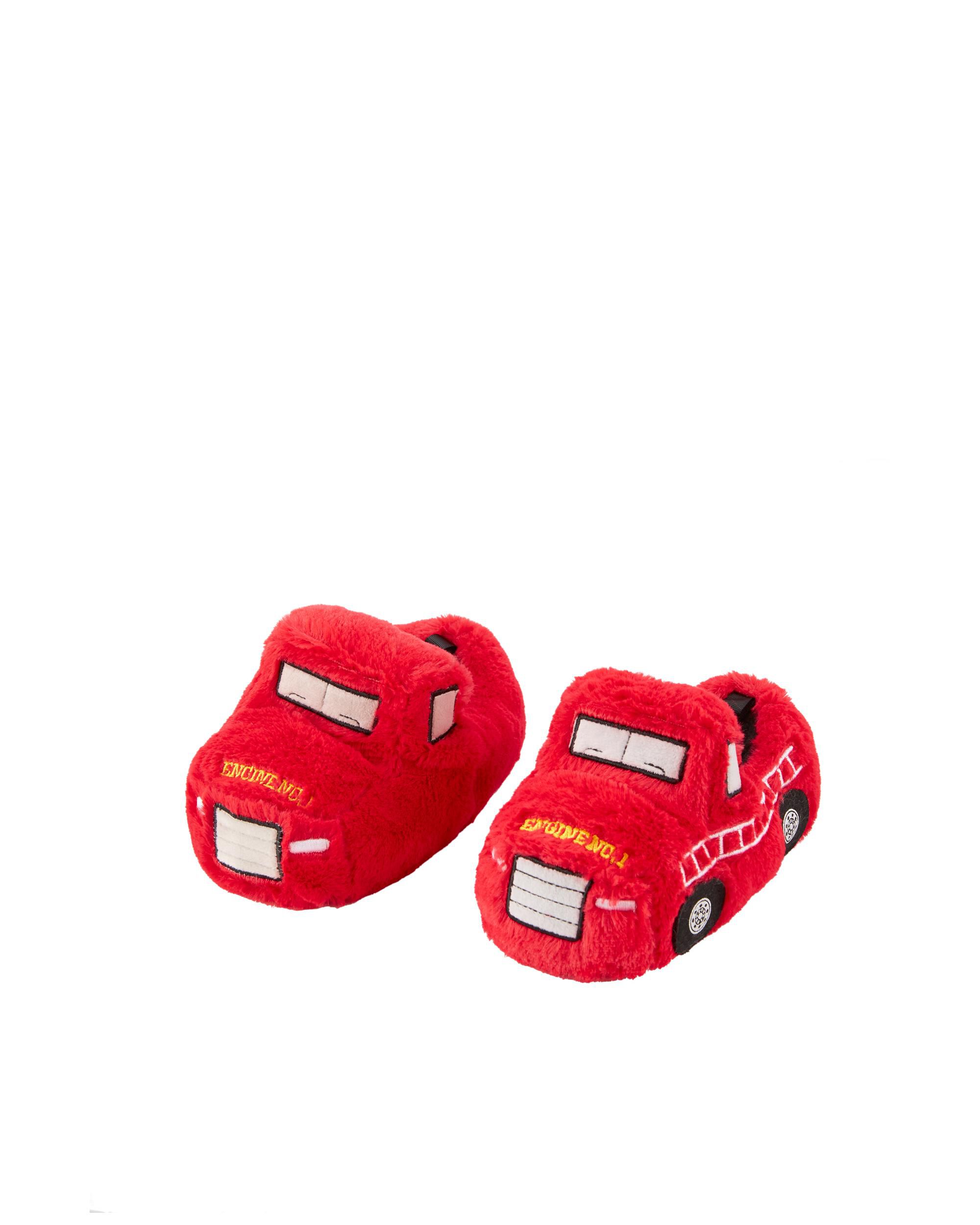 fire truck slippers for toddlers