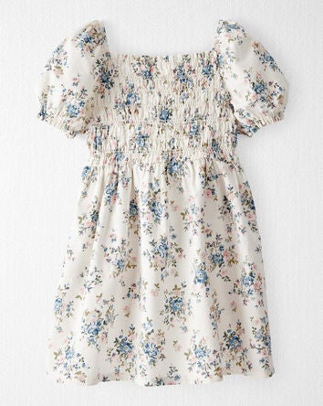 Toddler Floral-Print Dress Made with Organic Cotton, 