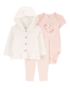 Baby 3-Piece Little Cardigan Set, image 1 of 4 slides