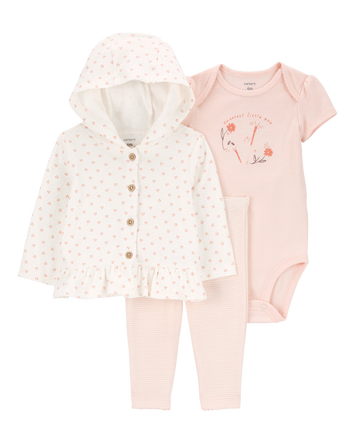Baby 3-Piece Little Cardigan Set, 