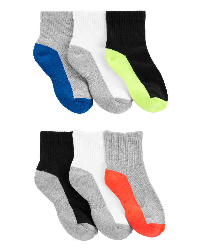 Kid 6-Pack Active Socks, image 1 of 2 slides