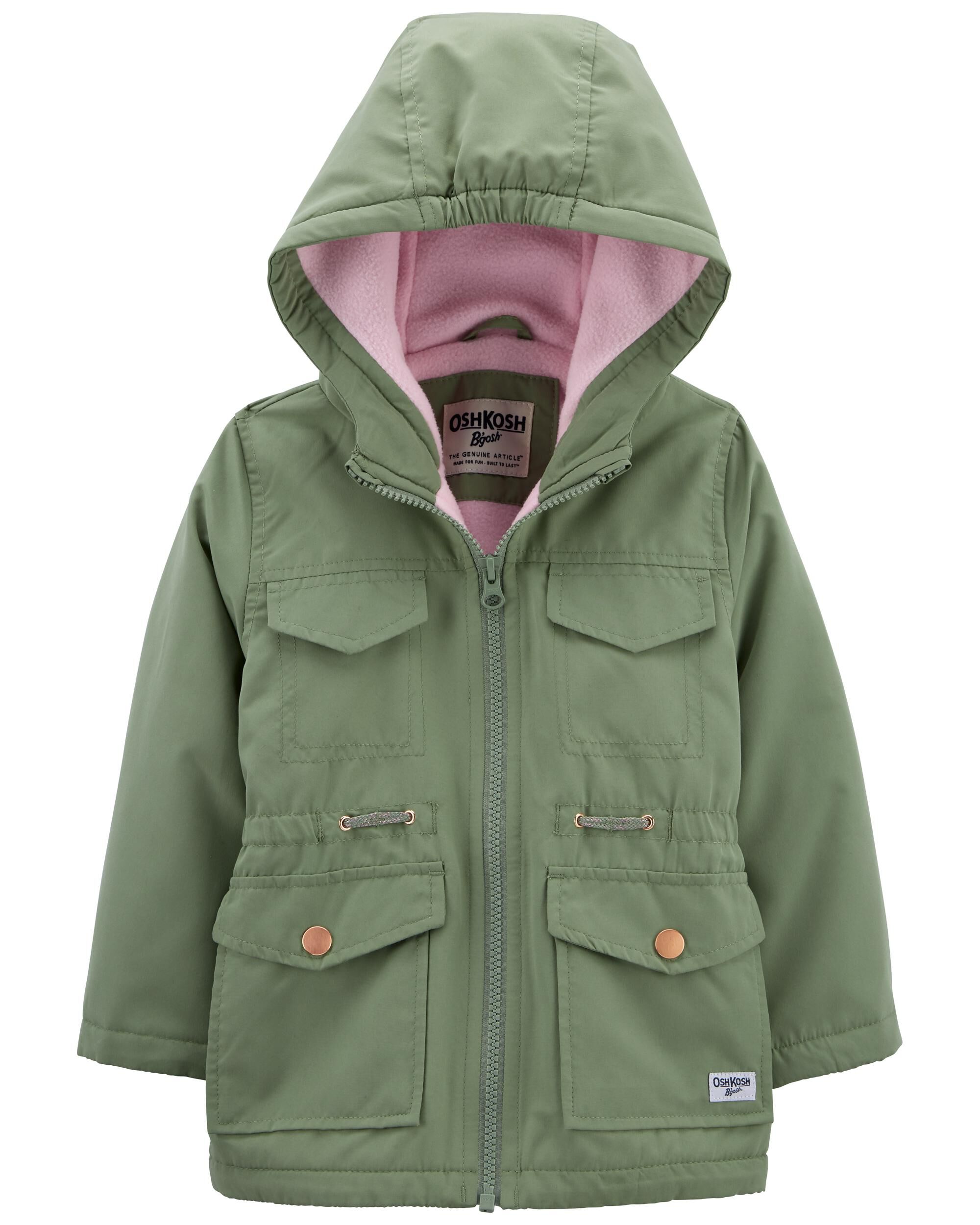 Olive Fleece Lined Jacket Carter s Oshkosh Canada