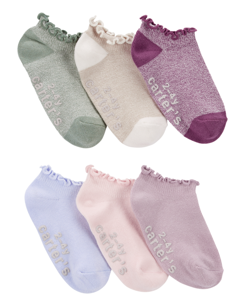 Enfant en bas âge 6 paires de chaussettes ultra basses, image 1 sur 2 diapositives