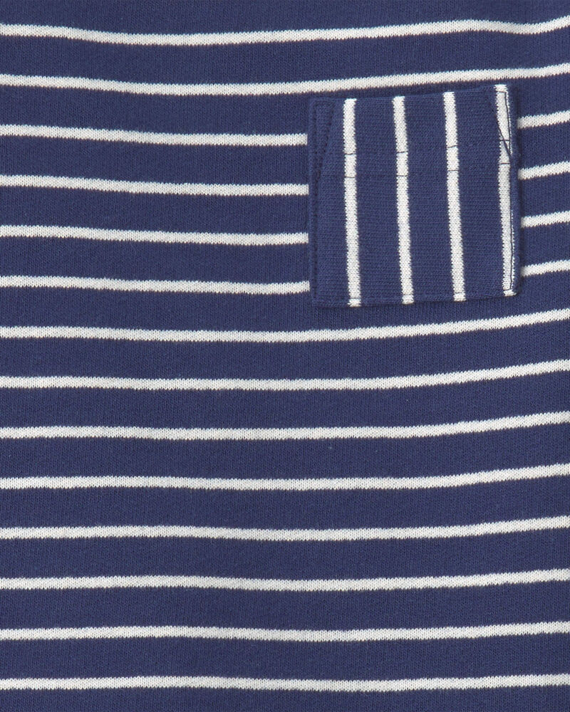 Baby Boy 4-Piece Shark Top & Short Set - Blue, image 2 of 4 slides