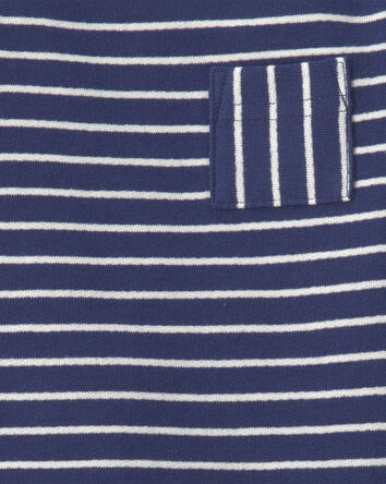 Baby Boy 4-Piece Shark Top & Short Set - Blue, 