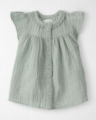 B&eacute;b&eacute; fille - Robe en gaze de coton biologique , image 1 sur 5 diapositives