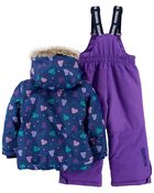 Baby 2-Piece Snowsuit With Bonus Hat And Neck Warmer, image 2 of 13 slides