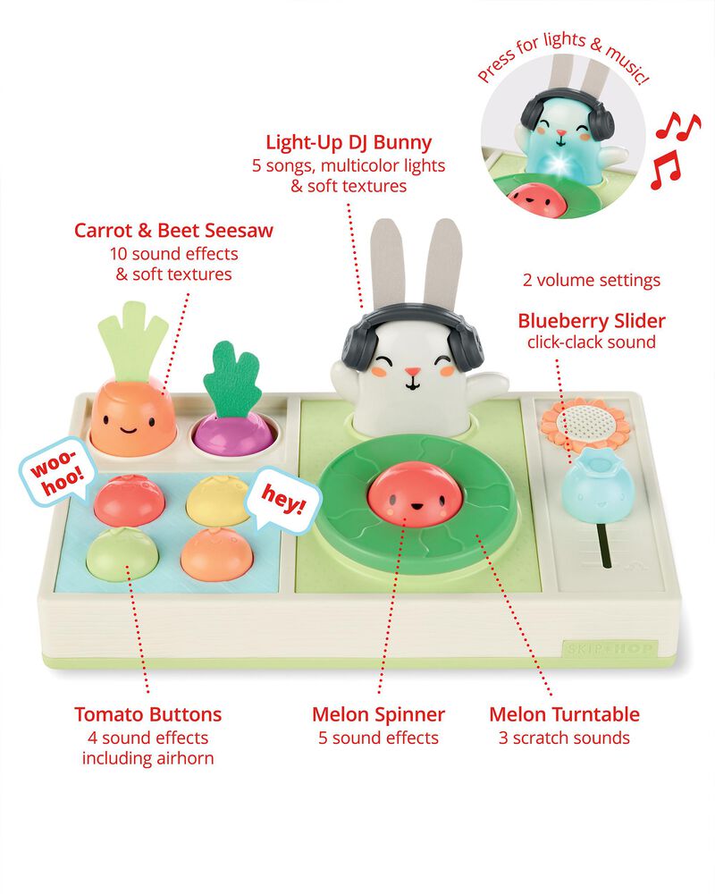 Farmstand Let The Beet Drop DJ Set Baby Musical Toy, image 2 of 5 slides