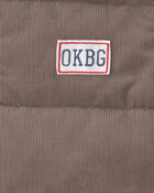 Boys Quilted Corduroy Vest - Brown, image 3 of 4 slides