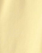 Baby Girl French Terry Wide-Leg Active Pants - Yellow, image 3 of 4 slides