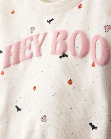 Tout-petit Ensemble d’Halloween 2 pièces Hey Boo - Crème, 