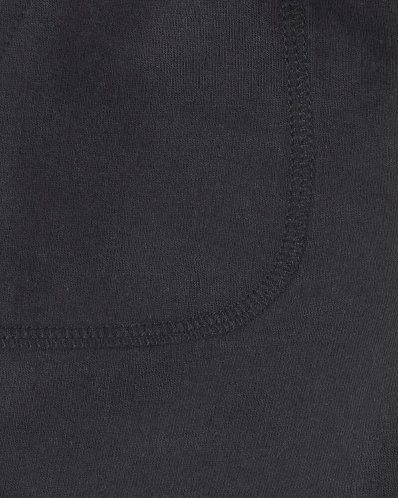 Toddler Boy French Terry Shorts - Black, image 3 of 4 slides
