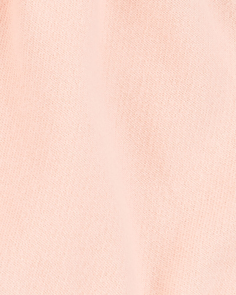 Baby Girl Pull-On French Terry Shorts - Pink, image 3 of 4 slides