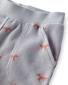 Toddler Organic Cotton Pyjamas in Shadow Fox Print, image 2 of 6 slides
