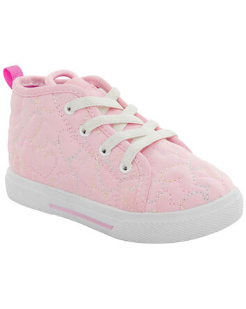 Toddler Heart Print Sneakers, 
