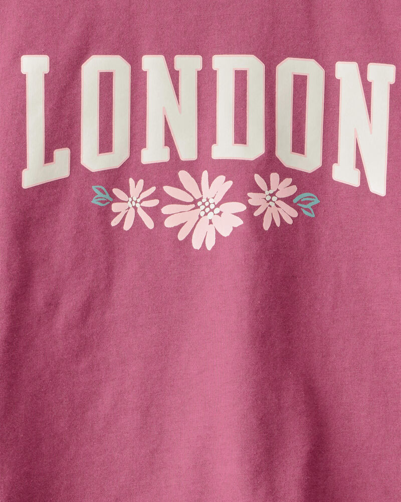 Jeune Ensemble 2 pièces t-shirt Londres et jupe-short, image 5 sur 6 diapositives