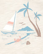 Baby 3-Piece Beach Print Little Short Set, image 5 of 6 slides