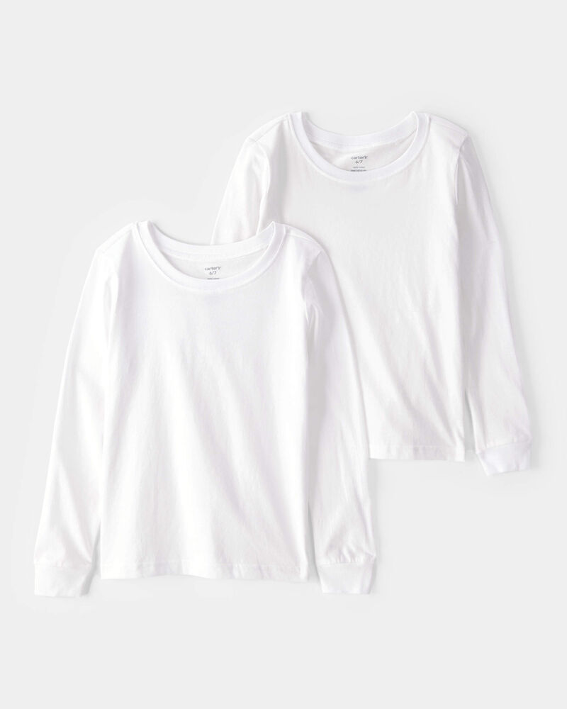 Boys 2-Pack Cotton Undershirts, image 1 of 2 slides