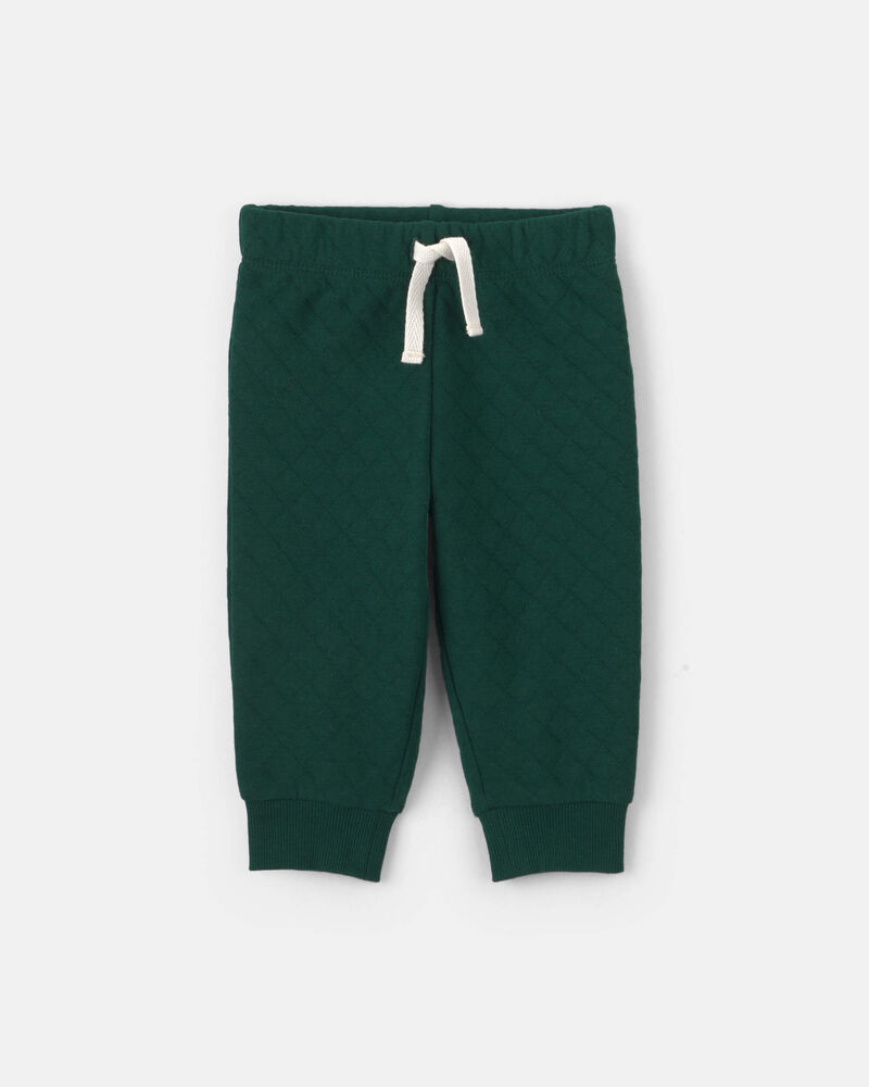 Baby Boy 2-Piece Woodland Long-Sleeve Bodysuit & Pant Set - Green/Cream, image 2 of 5 slides