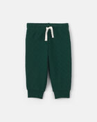 Baby Boy 2-Piece Woodland Long-Sleeve Bodysuit & Pant Set - Green/Cream, image 2 of 5 slides