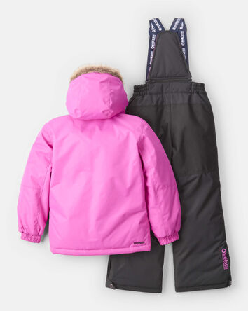 Filles - Combinaison de neige Taslan en une pièce - Rose, 