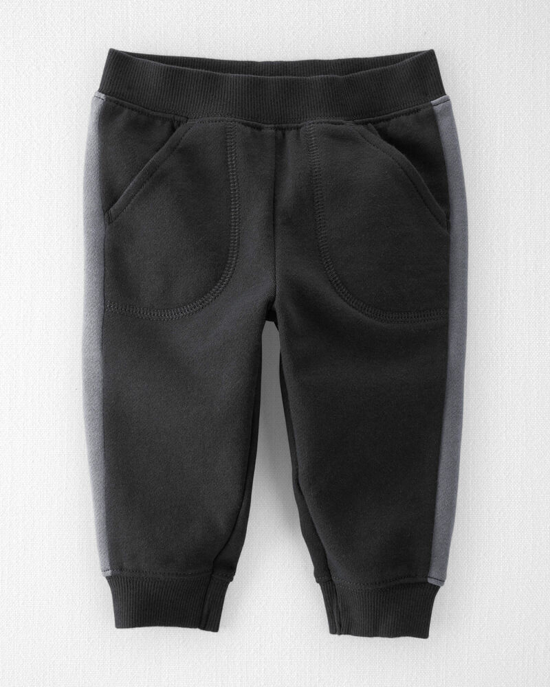 Baby 2-Piece Fleece Top & Pant Set Made with Organic Cotton, image 2 of 6 slides