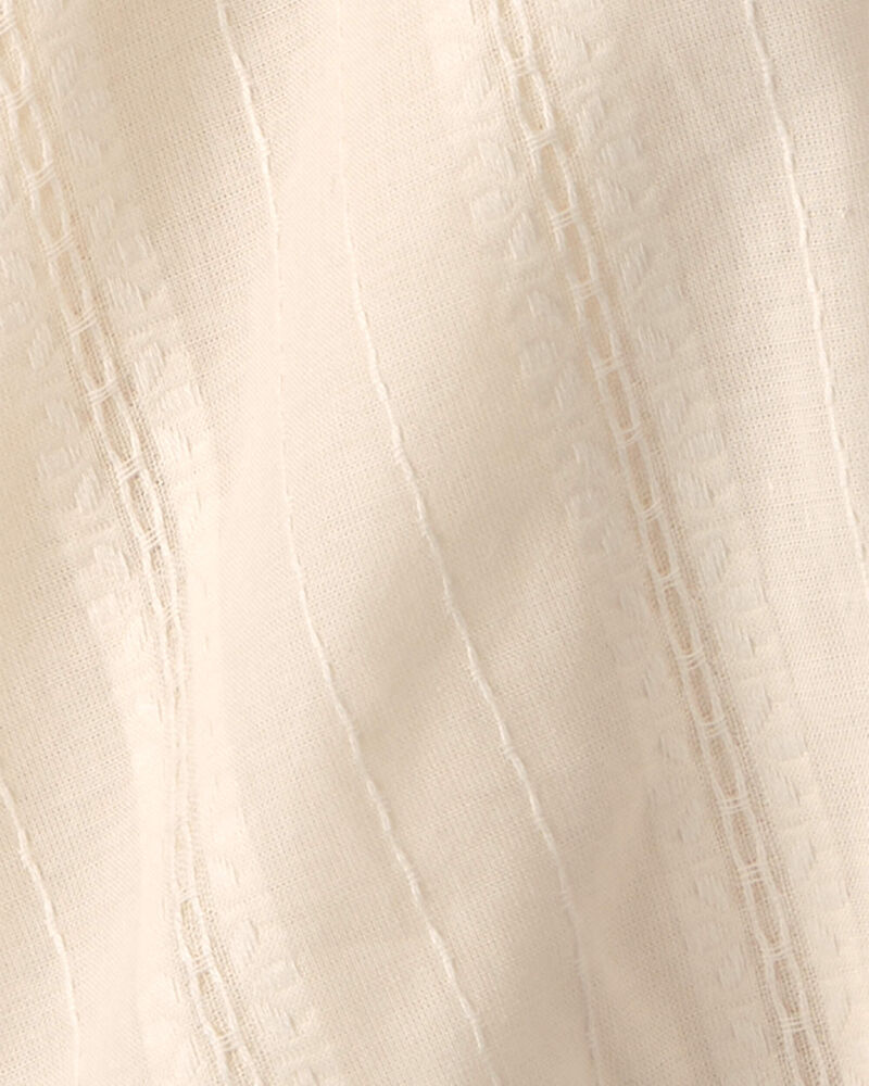 Girls Toddler Girl Long-Sleeve Top - Cream, image 2 of 3 slides