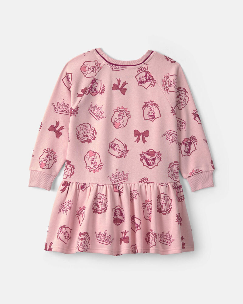 Toddler Girl Disney&copy; Princess Long-Sleeve Dress - Pink, image 2 of 3 slides