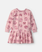 Toddler Girl Disney&copy; Princess Long-Sleeve Dress - Pink, image 2 of 3 slides
