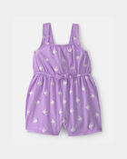Baby Girl Fish Romper - Purple, image 1 of 4 slides