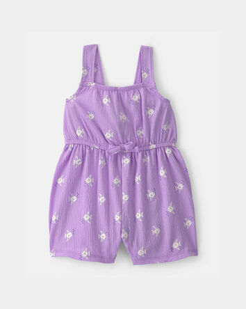 Baby Girl Fish Romper - Purple, 