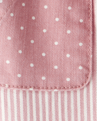 Baby Nostalgic Twill Striped Pants - Pink, image 3 of 4 slides