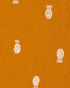 Baby 2-Piece Pineapple Shirt and Shorts Set, image 2 of 3 slides