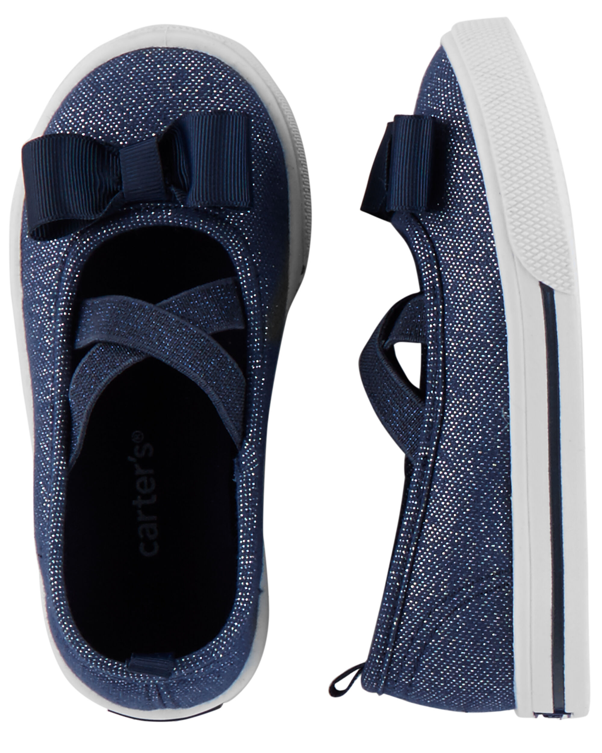carter's glitter casual sneakers
