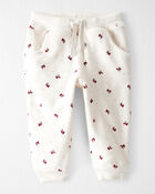 Baby Girl 2-Piece Organic Cotton Velour Set in Wild Rose Print, image 2 of 5 slides