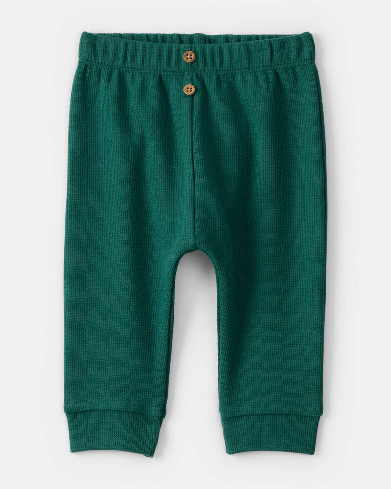 Baby 2-Piece My First Christmas Long-Sleeve Bodysuit & Pant Set - Cream/Green, image 2 of 7 slides