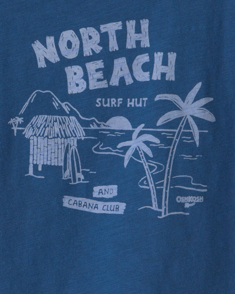 B&eacute;b&eacute; gar&ccedil;on - T-shirt &agrave; imprim&eacute; &laquo;North Beach&raquo; - Bleu marine, image 2 sur 2 diapositives