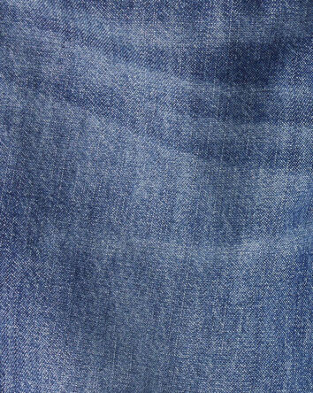 Toddler Boy Lined Medium Wash Straight Jeans, 