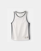 Boys Active Mesh Tank - White, image 1 of 3 slides