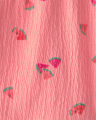 Tout-petit fille - Short &agrave; ourlet festonn&eacute; &agrave; motif de melon d&rsquo;eau - Rose, image 3 sur 3 diapositives