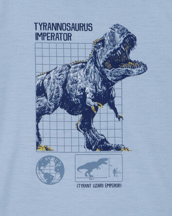 Kid Dinosaur Loose Fit 2-Piece Pyjamas - Blue, 