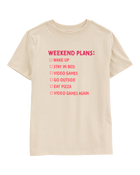 Kid Weekend Plans Short-Sleeve Graphic Tee, image 1 of 3 slides