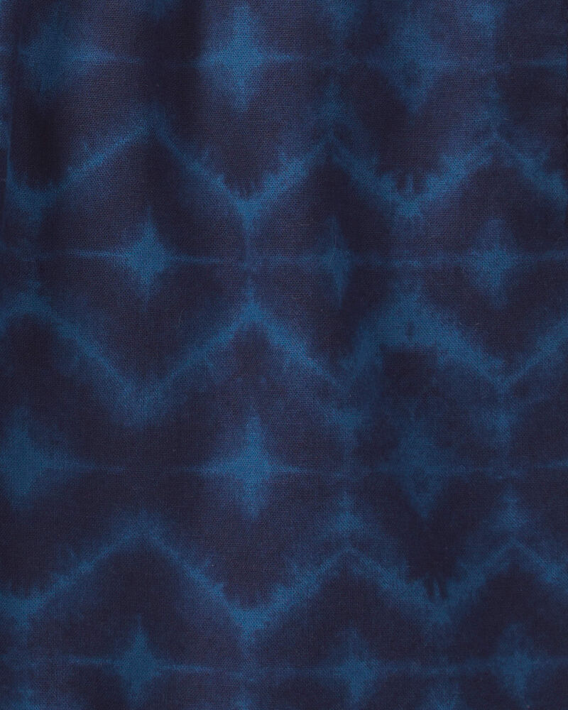 Gar&ccedil;ons - Short &agrave; motif g&eacute;om&eacute;trique - Bleu, image 3 sur 3 diapositives