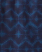 Gar&ccedil;ons - Short &agrave; motif g&eacute;om&eacute;trique - Bleu, image 3 sur 3 diapositives