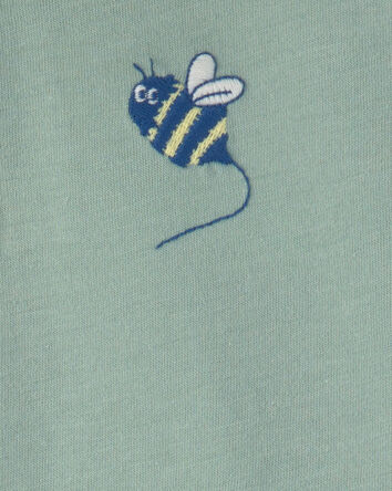 Toddler Boy Bumble Bee Short-Sleeve Polo Shirt - Green, 