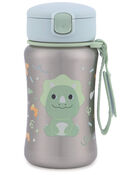 Besties Squad Stainless Steel Straw Bottle - Dino, image 1 of 3 slides