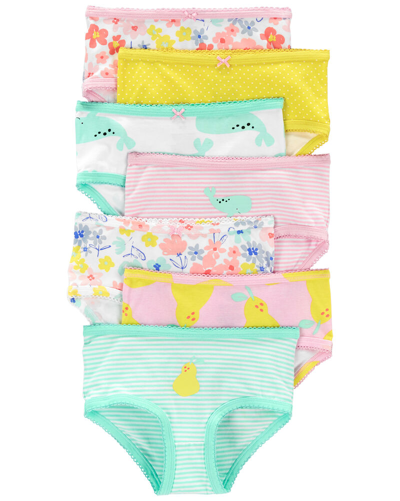 Kid 7-Pack Stretch Cotton Undies, image 1 of 5 slides