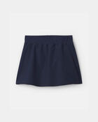 Filles - Jupe-short sportive d&rsquo;uniforme - Bleu marine, image 1 sur 3 diapositives
