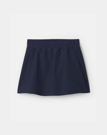 Girls Active Uniform Skort - Navy, 